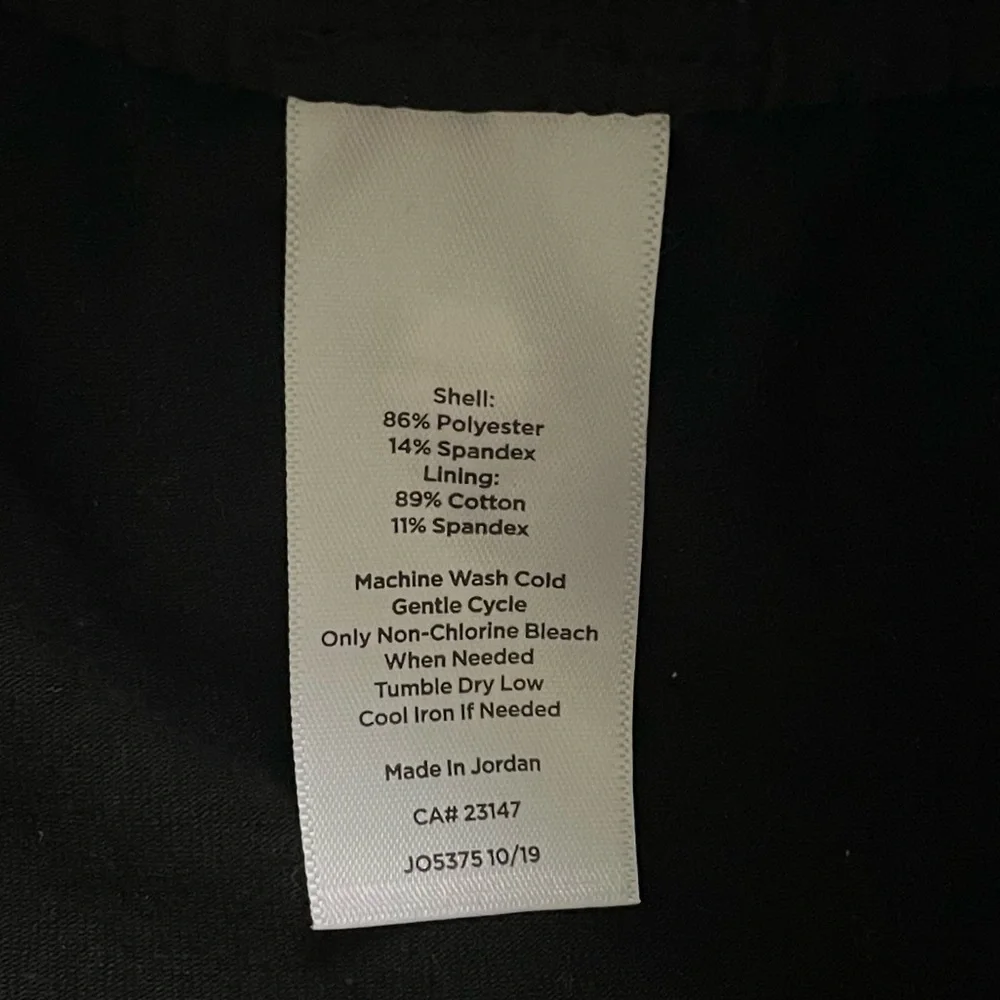 Talbots Black Athletic Tennis Skirt with Shorts